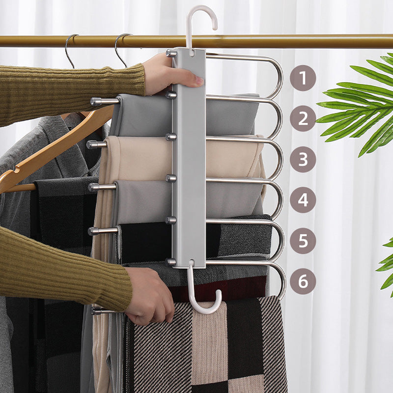🔥BUY 1 GET 1 FREE💖Space-Saving Multiple Trouser Hanger✨