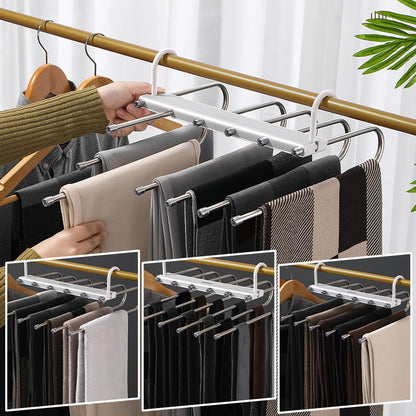 🔥BUY 1 GET 1 FREE💖Space-Saving Multiple Trouser Hanger✨