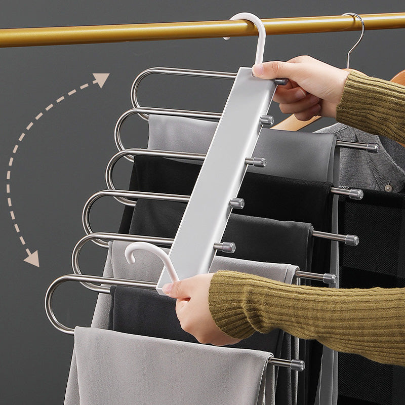🔥BUY 1 GET 1 FREE💖Space-Saving Multiple Trouser Hanger✨