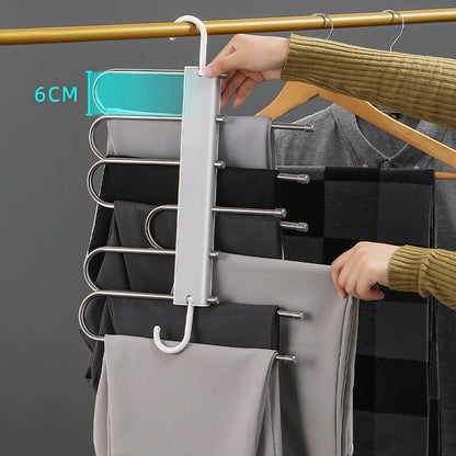 🔥BUY 1 GET 1 FREE💖Space-Saving Multiple Trouser Hanger✨
