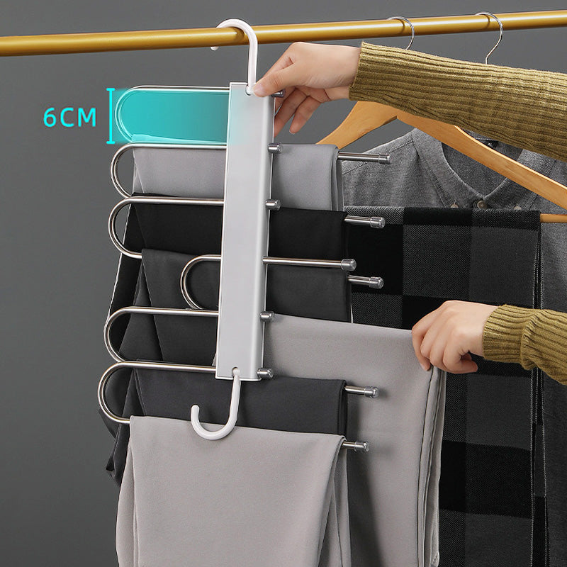 🔥BUY 1 GET 1 FREE💖Space-Saving Multiple Trouser Hanger✨