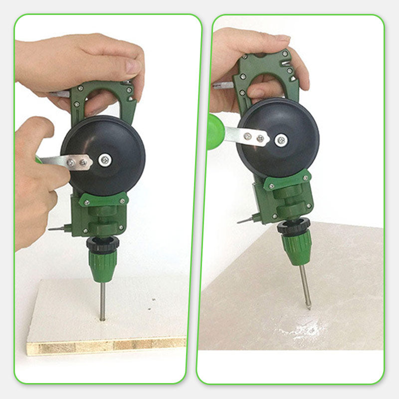 Multi-functional Glass Cutter with Drilling & Knife Sharpener