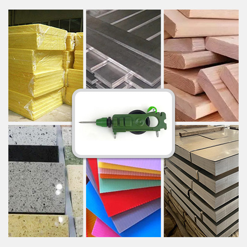 Multi-functional Glass Cutter with Drilling & Knife Sharpener