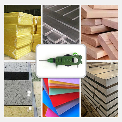 Multi-functional Glass Cutter with Drilling & Knife Sharpener