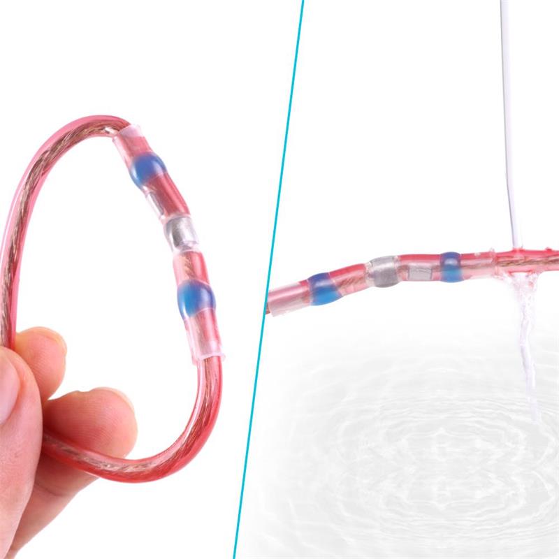 ⏰Haisstronica Solder-Seal Wire Connectors - Waterproof heat-shrink connectors with a self-soldering function