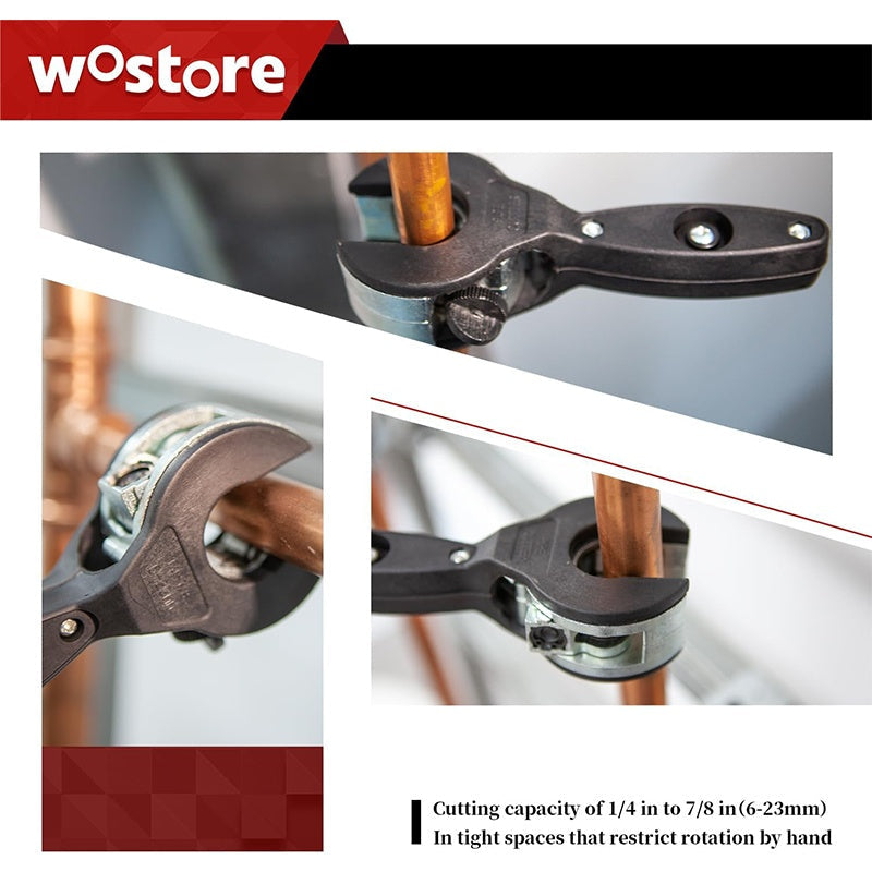 🔥2026 New Upgrade ＆ Hot Sale ＆ 49％ Off🔥 3‑Piece Ratcheting Tubing Cutter Set‑Compact 🛠️