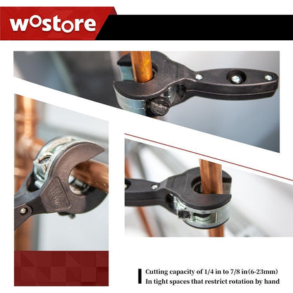 🔥2026 New Upgrade ＆ Hot Sale ＆ 49％ Off🔥 3‑Piece Ratcheting Tubing Cutter Set‑Compact 🛠️