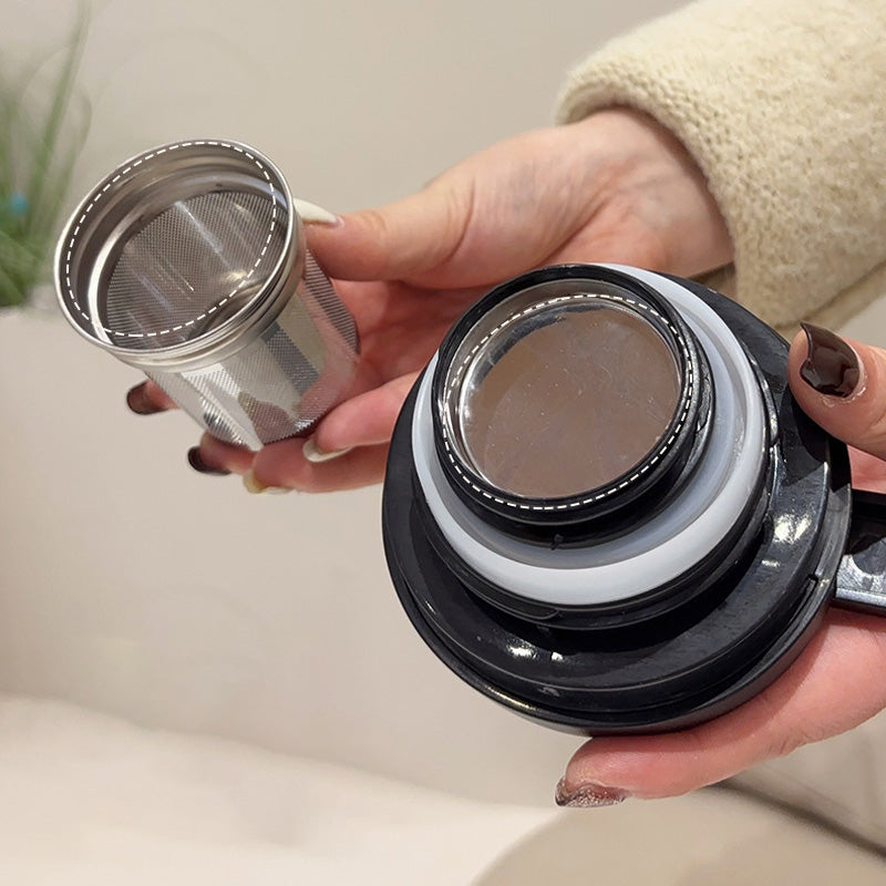 🥳2026 HOT SALE🥳💞50K+ SOLD!🌿🍵 Flash Sale 49% Off! Insulated Teapot with Strainer – Brew whole leaf tea freely. Stays hot for hours, pours perfectly. Your quiet moment companion. 🍂☕