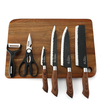 【📦 Limited-time 49% OFF】🔪🔥 Professional stainless steel kitchen knife set – 6 pieces, sharp & durable