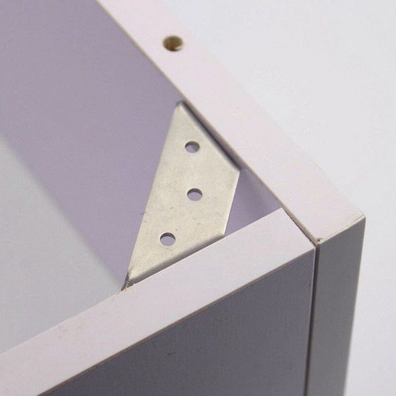 🔥Hot Sale 49% OFF🔥🔧 UNIVERSAL STAINLESS STEEL FURNITURE CORNER BRACES — Triangular Stability Reinforcement | Rust-Proof Structural Support & Easy Install 🔧