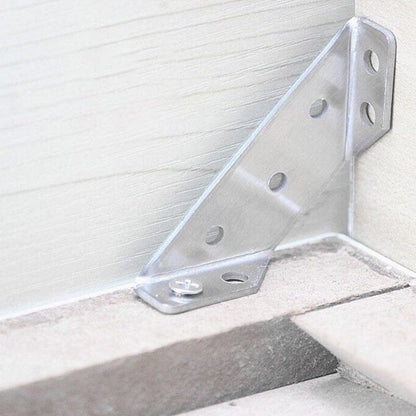 🔥Hot Sale 49% OFF🔥🔧 UNIVERSAL STAINLESS STEEL FURNITURE CORNER BRACES — Triangular Stability Reinforcement | Rust-Proof Structural Support & Easy Install 🔧