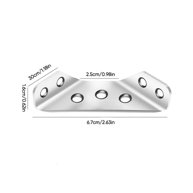 🔥Hot Sale 49% OFF🔥🔧 UNIVERSAL STAINLESS STEEL FURNITURE CORNER BRACES — Triangular Stability Reinforcement | Rust-Proof Structural Support & Easy Install 🔧