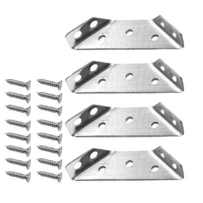 🔥Hot Sale 49% OFF🔥🔧 UNIVERSAL STAINLESS STEEL FURNITURE CORNER BRACES — Triangular Stability Reinforcement | Rust-Proof Structural Support & Easy Install 🔧
