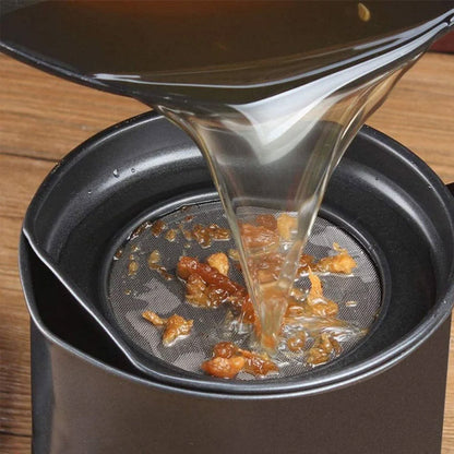 🍳 LIMITED-TIME 49% OFF! ✨ 304 Stainless Steel Oil Keeper with Filter – Food-Grade, Fine Mesh, Drip-Proof 🛡️