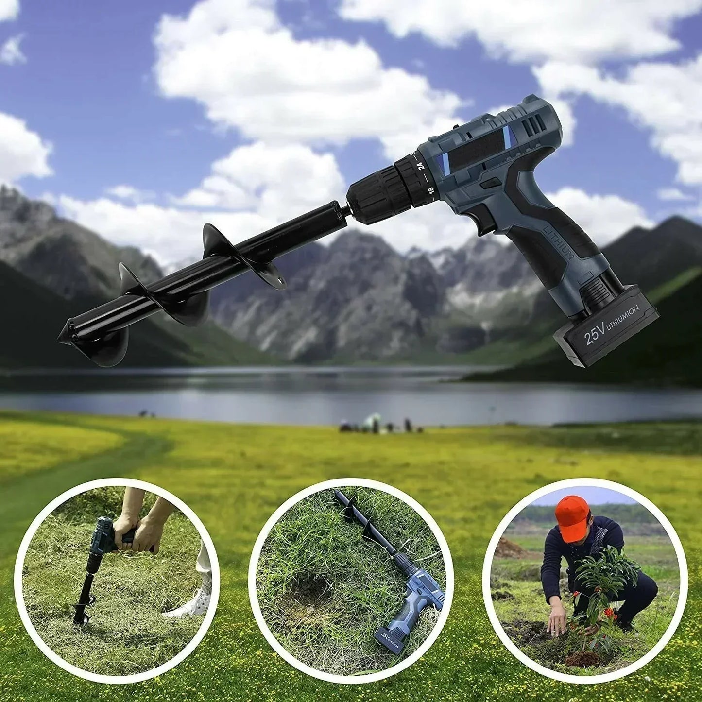 💐49% OFF ! Spiral Drill for Planting – Ready in 30 Seconds ⏱️🌿【Flash Sale】