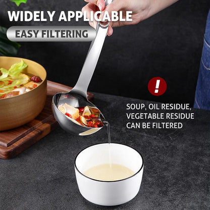 🥄 LIMITED-TIME 49% OFF! 🍳 Oil Separator Ladle – Grease Remover, Strainer & Kitchen Essential – Dual-Use Stainless Steel Design with Patented Bypass Spout ✨