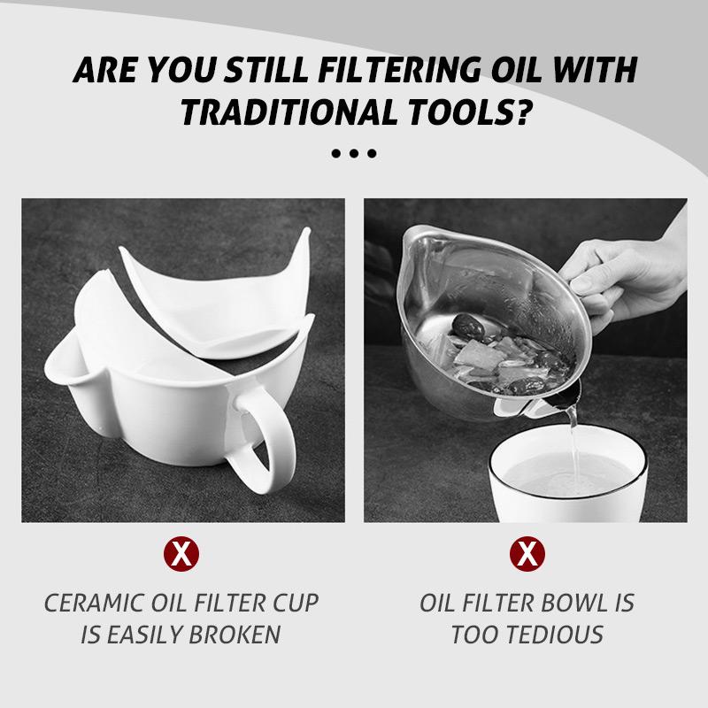 🥄 LIMITED-TIME 49% OFF! 🍳 Oil Separator Ladle – Grease Remover, Strainer & Kitchen Essential – Dual-Use Stainless Steel Design with Patented Bypass Spout ✨