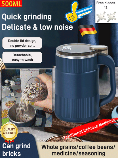 ⭐49% OFF!🔥Electric Grinding Cup – High-Speed, Large Capacity & Powerful Crushing 🍚📦