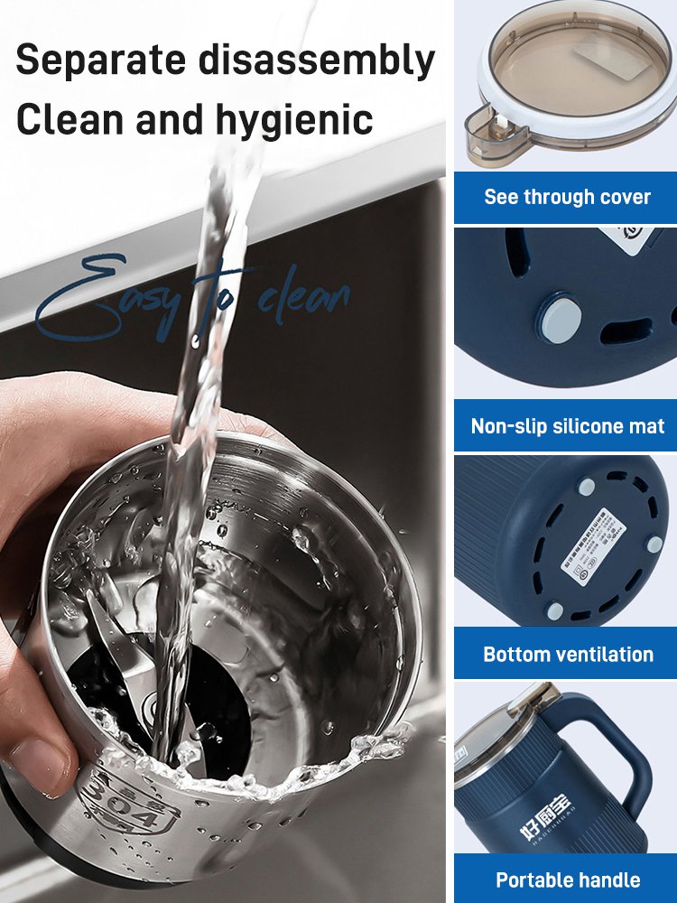 ⭐49% OFF!🔥Electric Grinding Cup – High-Speed, Large Capacity & Powerful Crushing 🍚📦