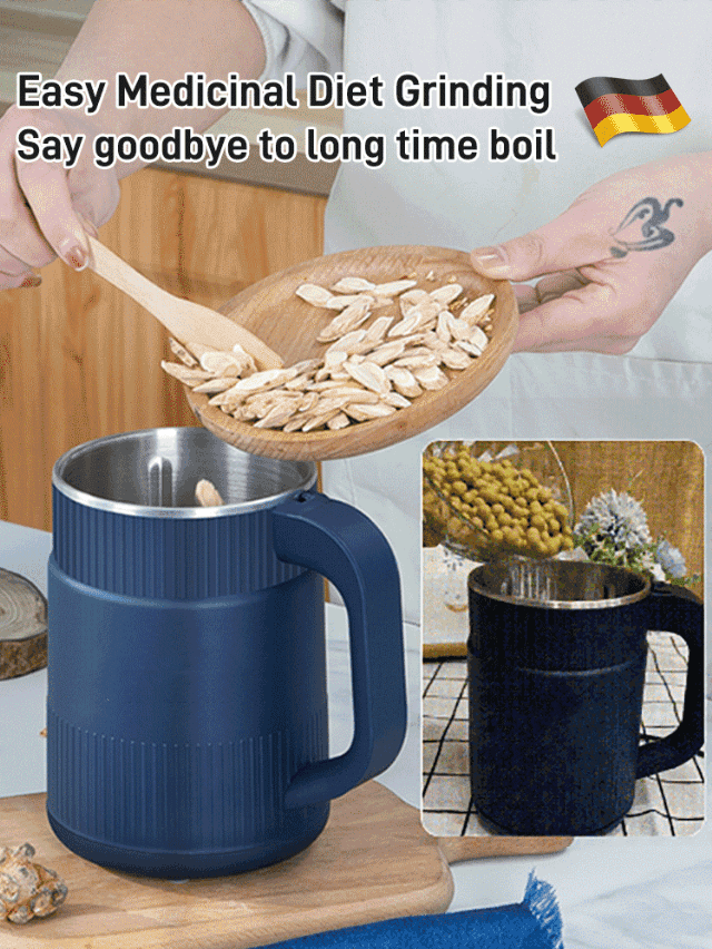 ⭐49% OFF!🔥Electric Grinding Cup – High-Speed, Large Capacity & Powerful Crushing 🍚📦