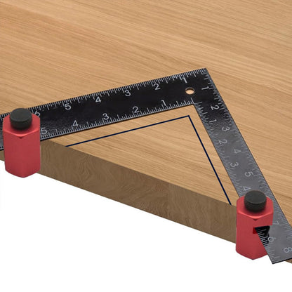 High Accuracy Aluminum Alloy Hexagonal Stair Gauge Jigs for Woodworking