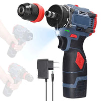 Electric Drill & Screwdriver with Removable Chuck