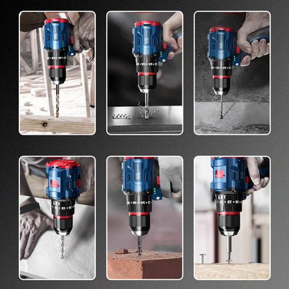 Electric Drill & Screwdriver with Removable Chuck