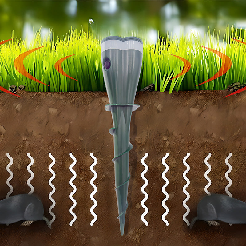 🥳2026 HOT SALE🥳💞50K+ SOLD!🌱🚫 49% OFF! Waterproof Solar Mole Deterrent – No toxic baits, just safe vibrations. Protects lawns & flowerbeds. A peaceful garden starts here. 🏡✨