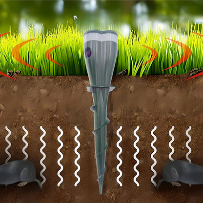 🥳2026 HOT SALE🥳💞50K+ SOLD!🌱🚫 49% OFF! Waterproof Solar Mole Deterrent – No toxic baits, just safe vibrations. Protects lawns & flowerbeds. A peaceful garden starts here. 🏡✨