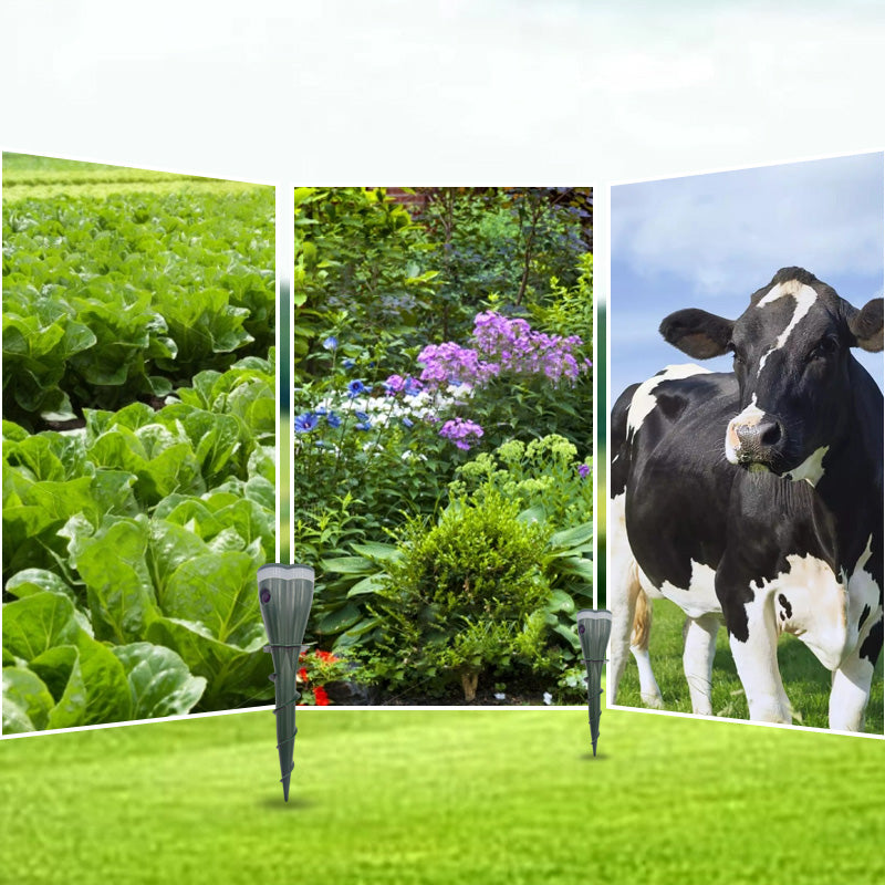 🌿 BUY 2 GET 1 FREE! 🐭 Solar Powered Waterproof Screw Mole Repellent – Ultrasonic, Eco-Friendly & Easy Installation 🌸