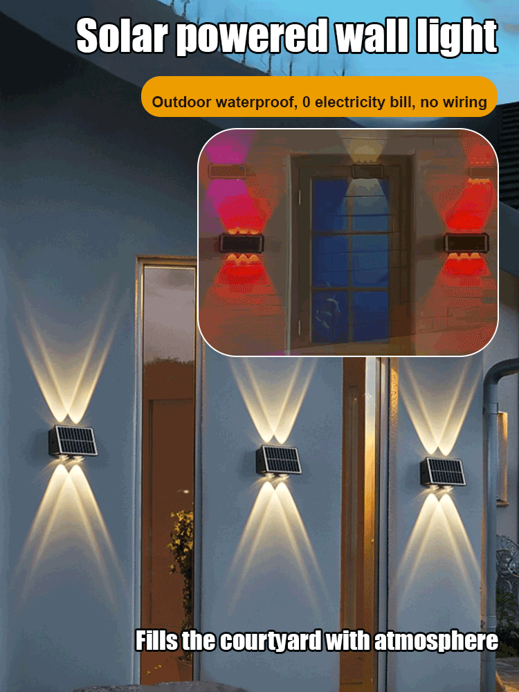 💥Last Day Promotion 50% OFF💥 Solar Powered Wall Light
