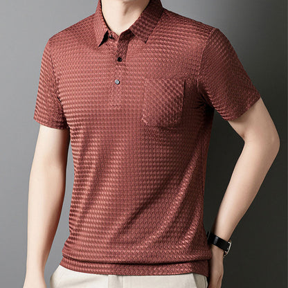 ⏳Limited-time 49% off⏰Men's Textured Short-Sleeve Shirt👔🌿