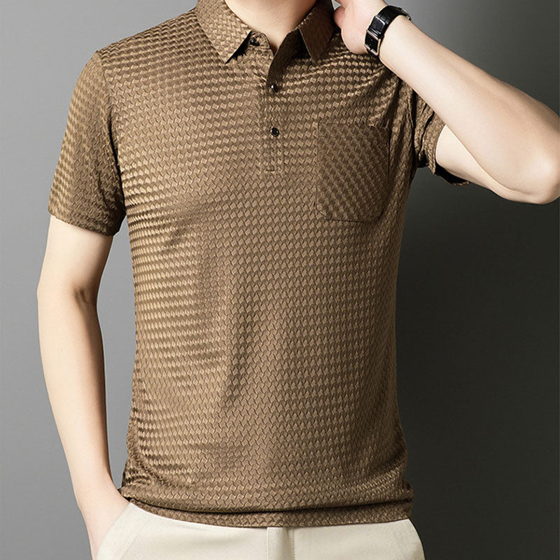⏳Limited-time 49% off⏰Men's Textured Short-Sleeve Shirt👔🌿