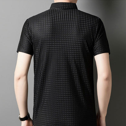 ⏳Limited-time 49% off⏰Men's Textured Short-Sleeve Shirt👔🌿