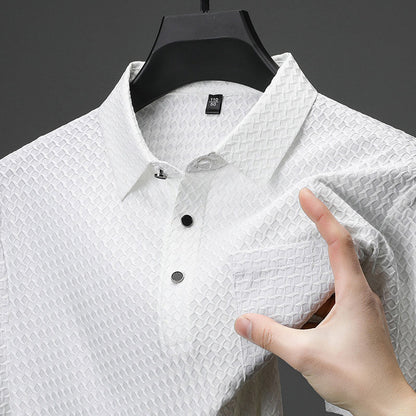 ⏳Limited-time 49% off⏰Men's Textured Short-Sleeve Shirt👔🌿