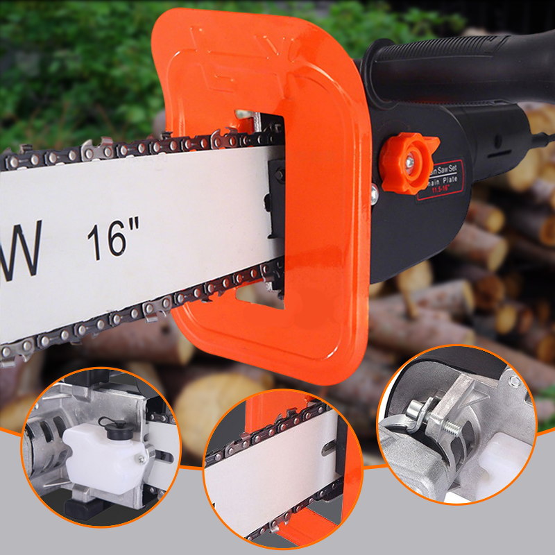 Chainsaw Converter Adapter Set -  Convert Angle Grinder to Chainsaw