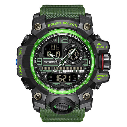 ⌚ 54% OFF NOW! 💦 Men's Multifunctional Waterproof Luminous Watch – 50M, Shockproof & Night Vision 🌃