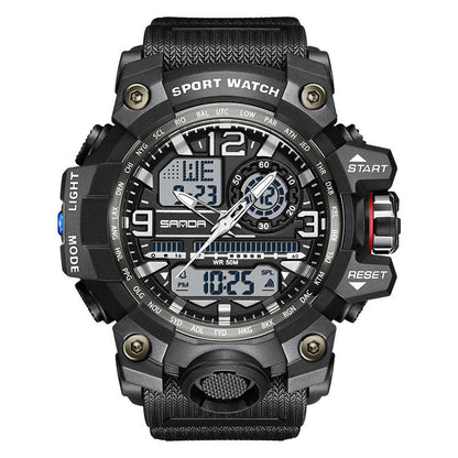 ⌚ 54% OFF NOW! 💦 Men's Multifunctional Waterproof Luminous Watch – 50M, Shockproof & Night Vision 🌃