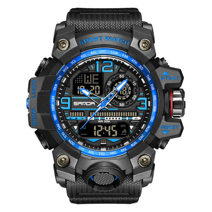 ⌚ 54% OFF NOW! 💦 Men's Multifunctional Waterproof Luminous Watch – 50M, Shockproof & Night Vision 🌃