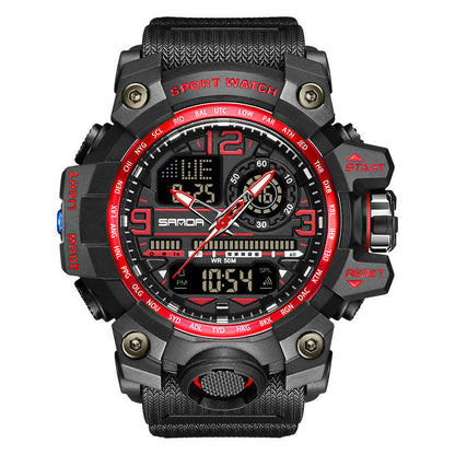 ⌚ 54% OFF NOW! 💦 Men's Multifunctional Waterproof Luminous Watch – 50M, Shockproof & Night Vision 🌃