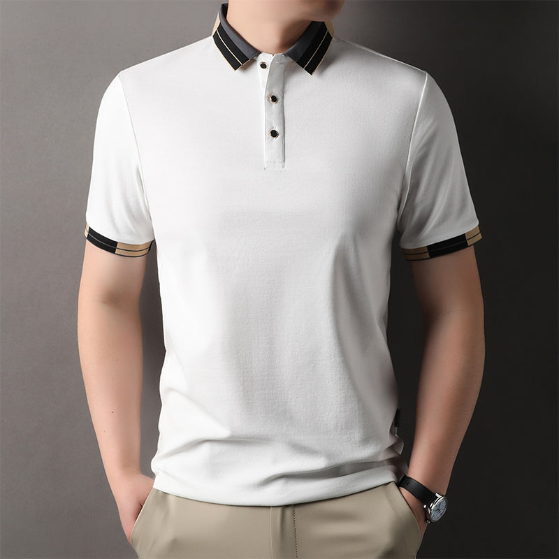 🔥Special Offer with Purchase🔥Men's Lightweight Short Sleeve Collared Shirt👔