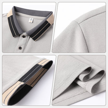 🔥Special Offer with Purchase🔥Men's Lightweight Short Sleeve Collared Shirt👔