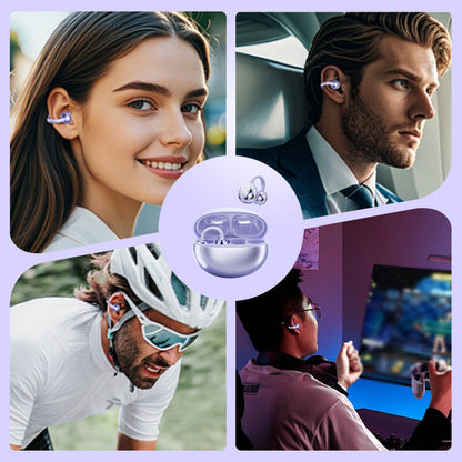 🎧🏃‍♂️ Bluetooth 5.4 Clip-On Open Ear Earbuds – Noise cancelling & stereo sound – Perfect for sports, calls or travel – secure fit, long battery 🔋✨