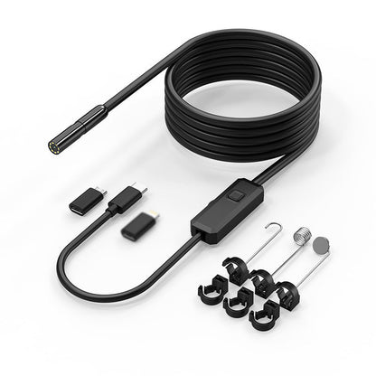 📱🔍 49% OFF! Waterproof HD Endoscope Camera – 200W HD, 8mm probe. Type-C/Micro/Lightning – plug & play with 99% phones. Ideal for tight spaces! 🔌✨