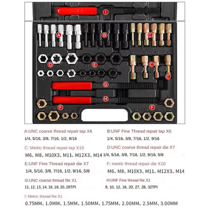 🔩Nut Screw Thread Repair Tool Set🧰