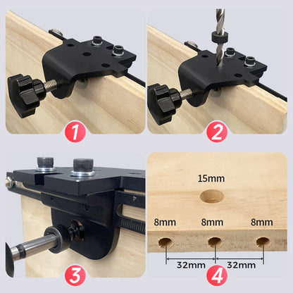 3-in-1 Woodworking Drilling Locator