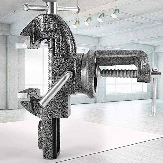 📢📢 49% OFF !! ⏰ Heavy-Duty Mini Universal Bench Vice – Compact, Clamp-On & Perfect for Workshops, Garages & DIY Projects 🔧✨