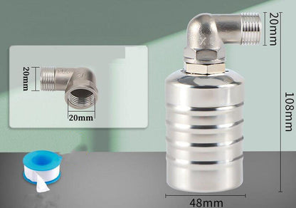 🎁2026 New Arrivals 49% OFF💥304 Stainless Steel Water Level Control Float Valve – Auto Shut-Off, No Electricity, Rust-Proof 💧