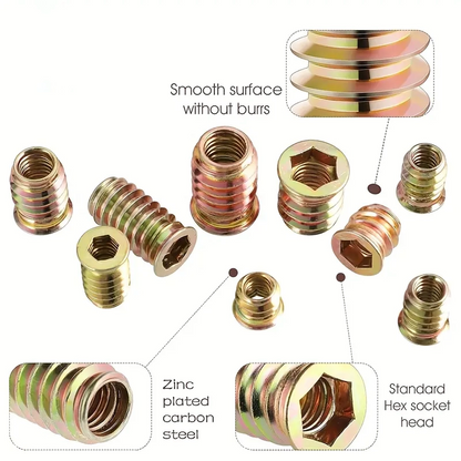 188 PCS Hexagon Socket Nuts Set