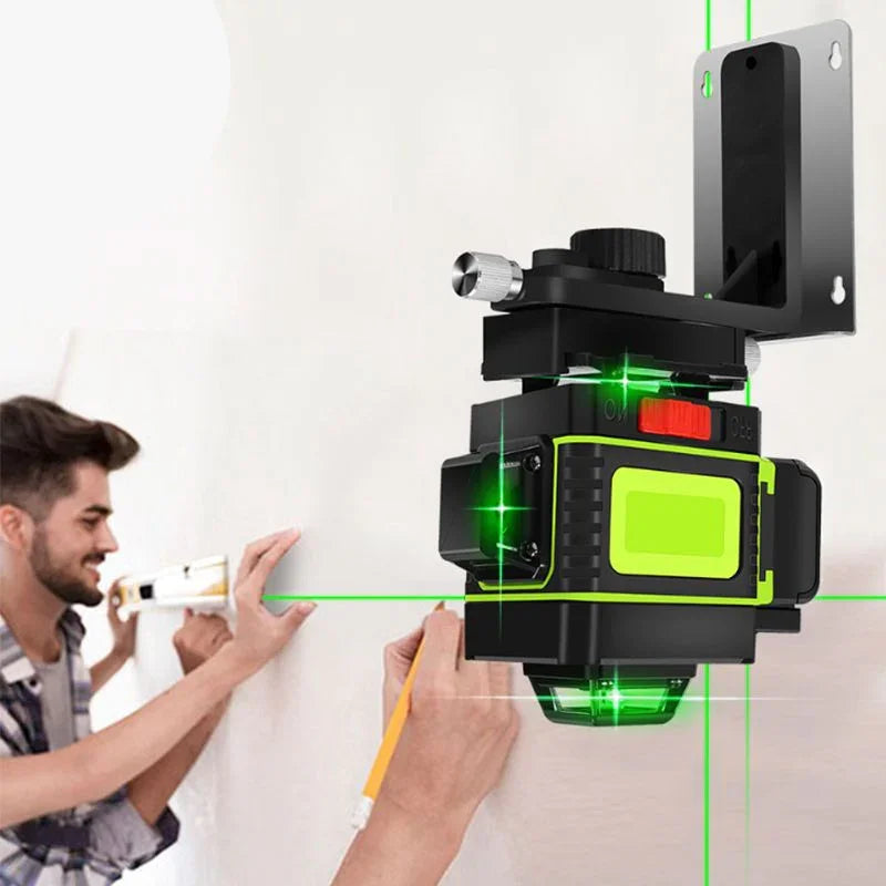 📢📢49% OFF !! ⏰16 Lines Green Light Laser Level Self Leveling Tool🎉